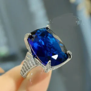 Zircon Crystal Stone Adjustable Ring